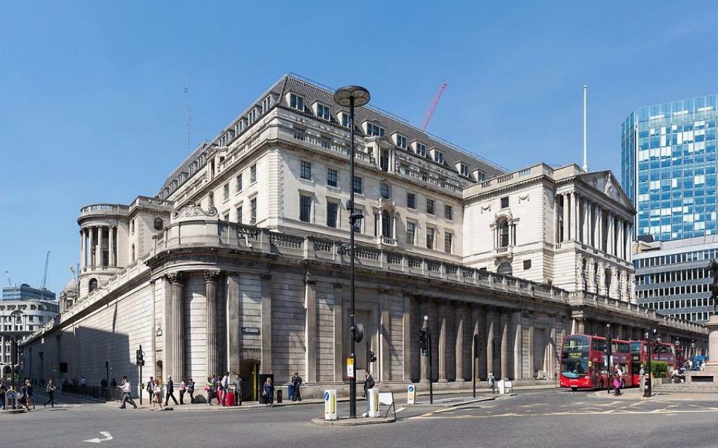 Bank of England headquarters in central London