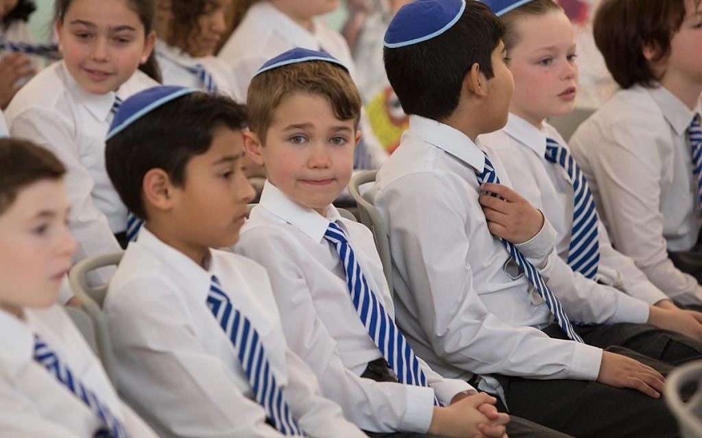 Students at the new school