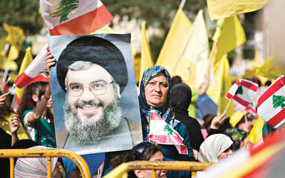 Hezbollah supporters in Beruit