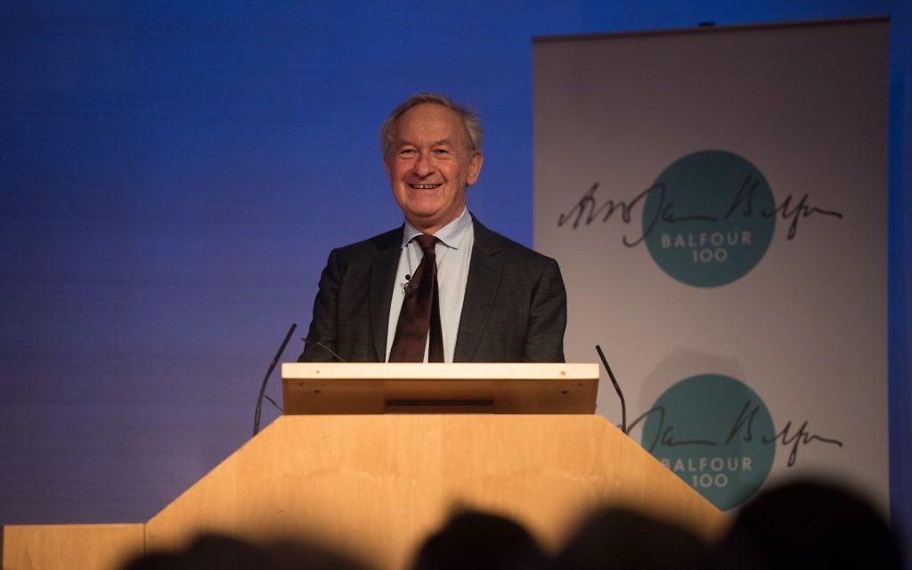 Simon Schama addressing the Balfour Centenary lecture 

Credit: Blake Ezra Photography