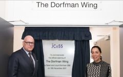 New wing at JCoSS being opened by Lloyd and Sarah Dorfman
