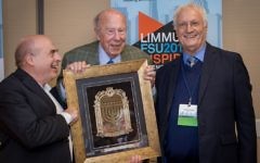 Sharansky Shultz and Limmud FSU founder Chaim Chesler
