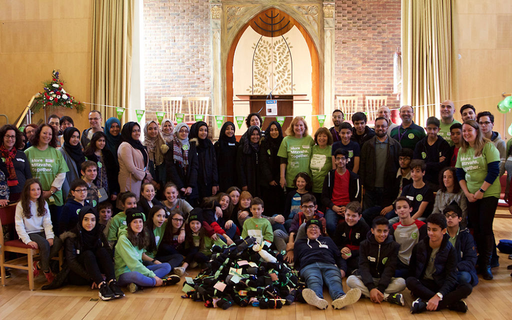 Northwood & Pinner Liberal Synagogue and Stanmore Mosque hosted a clothing collection for the homeless
