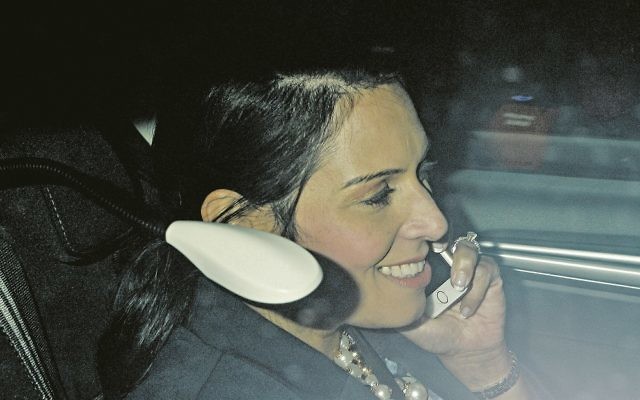 International Development Secretary Priti Patel arriving at Downing Street for a meeting with Therea May, during which she offered her resignation