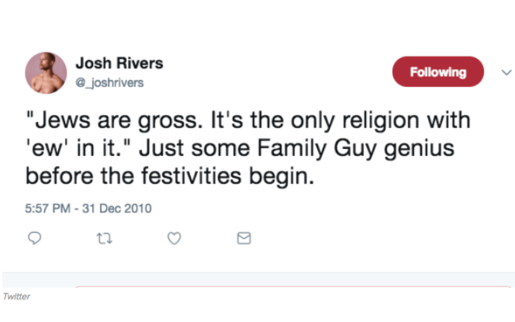 One of his tweets