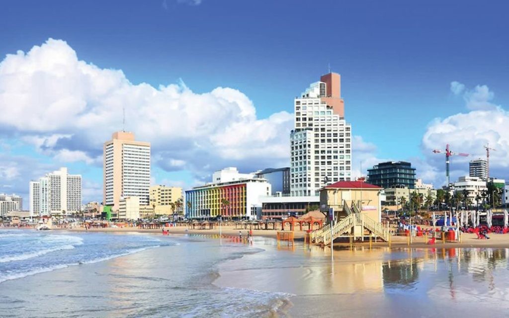 Tel Aviv's famous promenade