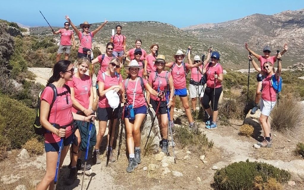The 16 women raised £35,000 for Jewish Women's Aid