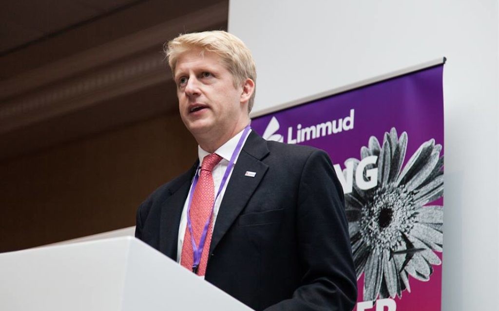 Jo Johnson addressing Limmud 2017 in Birmingham 

Credit: Eli Gaventa