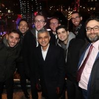 Chanukah in the Square: London Mayor Sadiq Khan with the Maccabeats 

Credit: Marc Morris Photography
