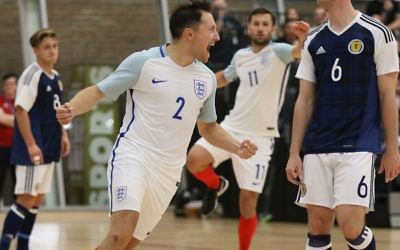 Russell Goldstein scored as England's futsal team won their first competition