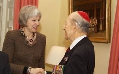 Mordaunt Cohen pictured with Prime Minister Theresa May