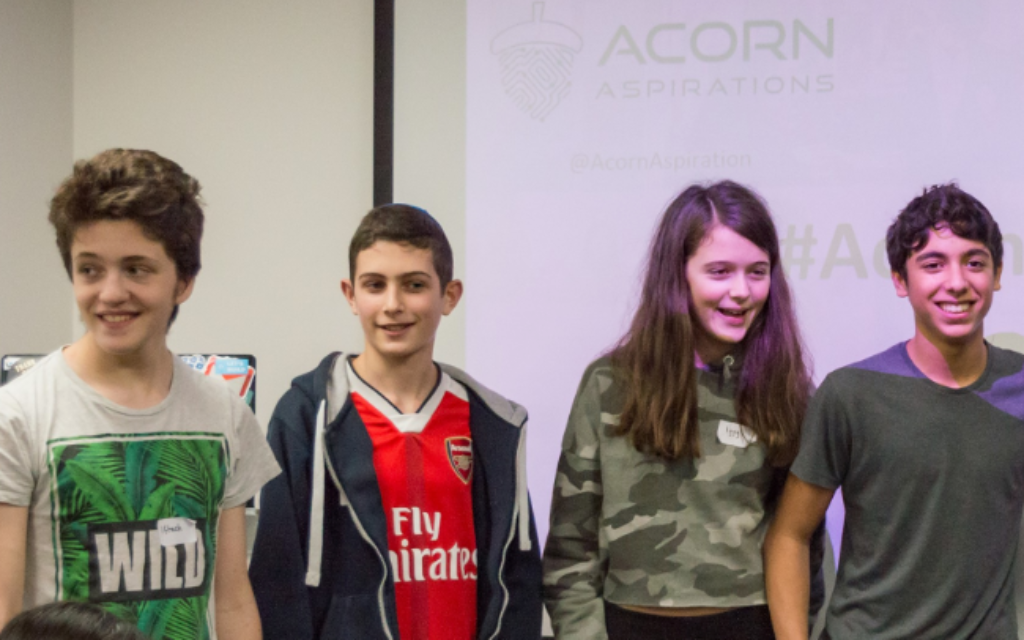 The winning team: Iftach, Jack, Izzy and Ben