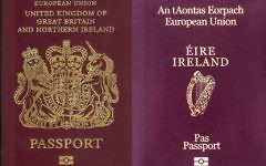 A UK and Irish passport