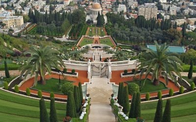 Bahá'í gardens in Haifa, Israel.