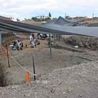 .The excavation at Jaljulia. Photographs: Samuel Magal, Courtesy of the Israel Antiquities Authority