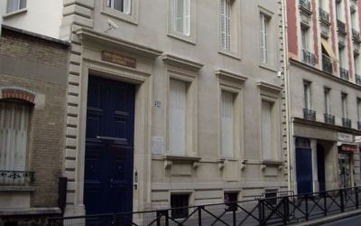 The synagogue, 24 Copernic Street, Paris