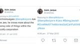 Asim Janjua's offensive Tweets which he has apologised for