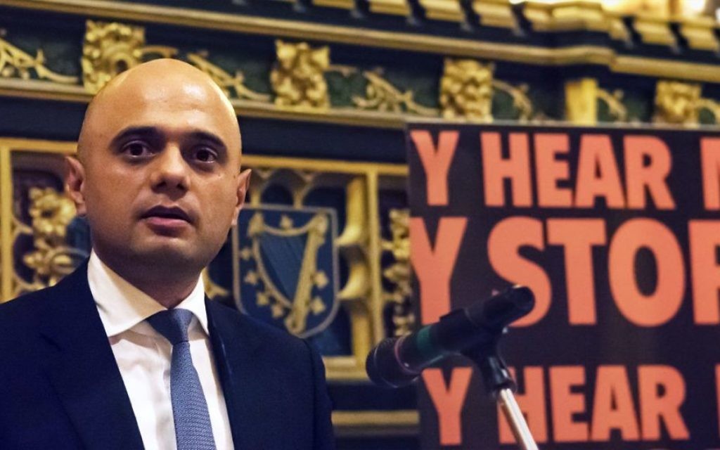 Communities Secretary Sajid Javid