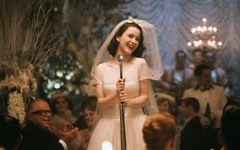 Rachel Brosnahan as Miriam "Midge" Maisel in The Marvelous Mrs. Maisel