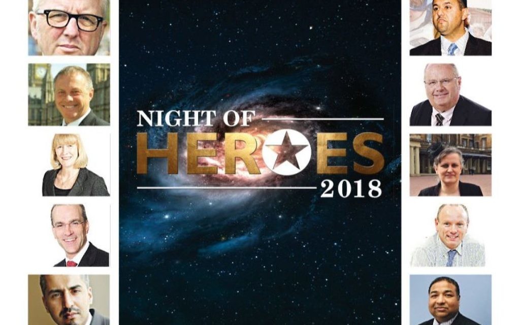 The shortlisted 10 community allies you can chose from: Left column: Ian Austin, John Mann, Joan Ryan, Patrick Moriarty, Maajid Nawaz. Right column: Fiyaz Mughal, Sir Eric Pickles, Dr Nicola Wetherall, Mike Freer, Dilwar Hussein. VOTE HERE: Nightofheroes.co.uk/vote