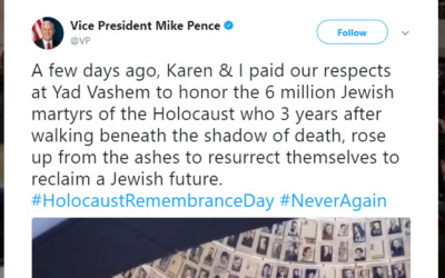 The controversial tweet sent by Mike Pence