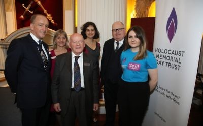 Speakers: The Lord Mayor, Laura Marks OBE, Ben Helfgott MBE, Olivia Marks-Woldman, Sir Eric Pickles and Hayley Carlyle (Lead Youth Champion)