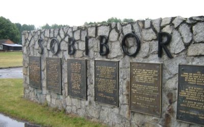 Memorial at the site of Sobibór extermination camp