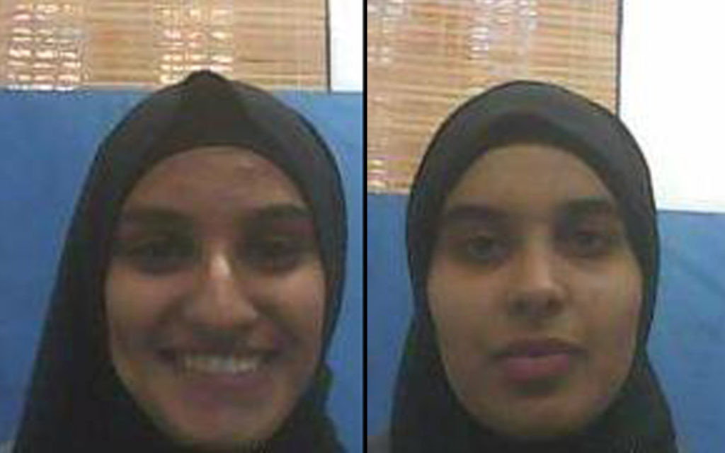 Rahma al-Assad, left, and Tasnin al-Assad, right 

Picture credit: Shin Bet via the Times of Israel