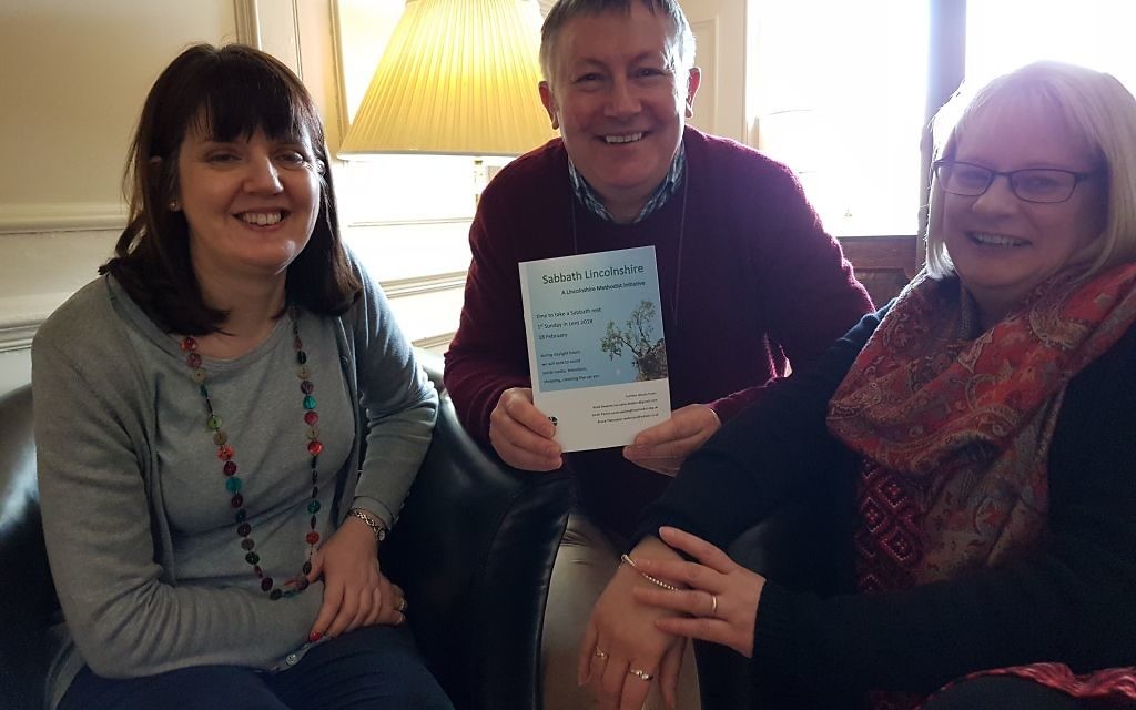 The Revds Sarah Larkin, Bruce Thompson and Katie's Deakins