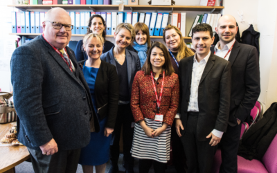 The delegation at North West London Jewish Day School,

Credit Oli Sandler Photography