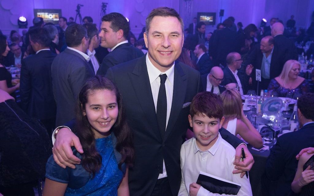 David Walliams with Zak Cohen and Lucy Ronson Allalouf