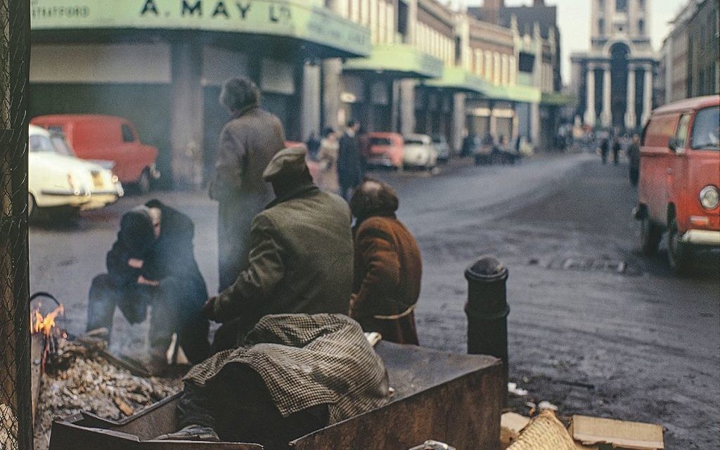 Poverty in Spitalfields Market, 1973