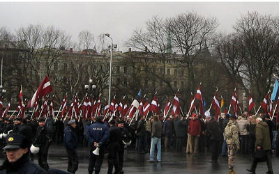 Remembrance day of the Latvian legionnaires, 2008