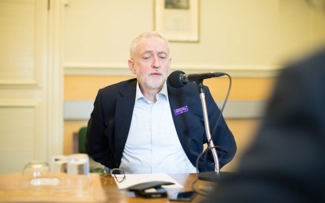 Jeremy Corbyn speaking exclusively to Jewish News

Photo credit: Marc Morris