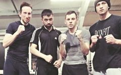 Joe Hildebrand (left) says he's in the best shape of his life. ahead of his debut in the boxing ring next week