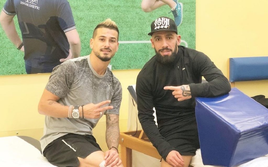 Maor Buzaglo and Ashkan Dejagah. Picture: Facebook