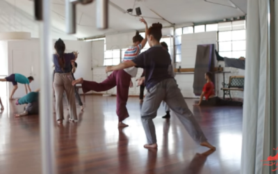 Screenshot from a video of Nitzan Lederman Dance Class, one of the choreographers snubbed by the festival
