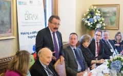 Prof. Lord Robert Winston and UK Ambassador to Israel David Quarrey at UK Israel Science Week