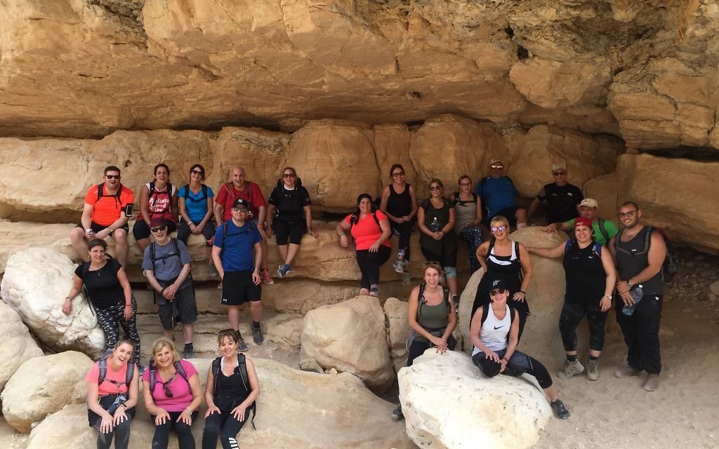 MDA trekkers in Israel, 2017