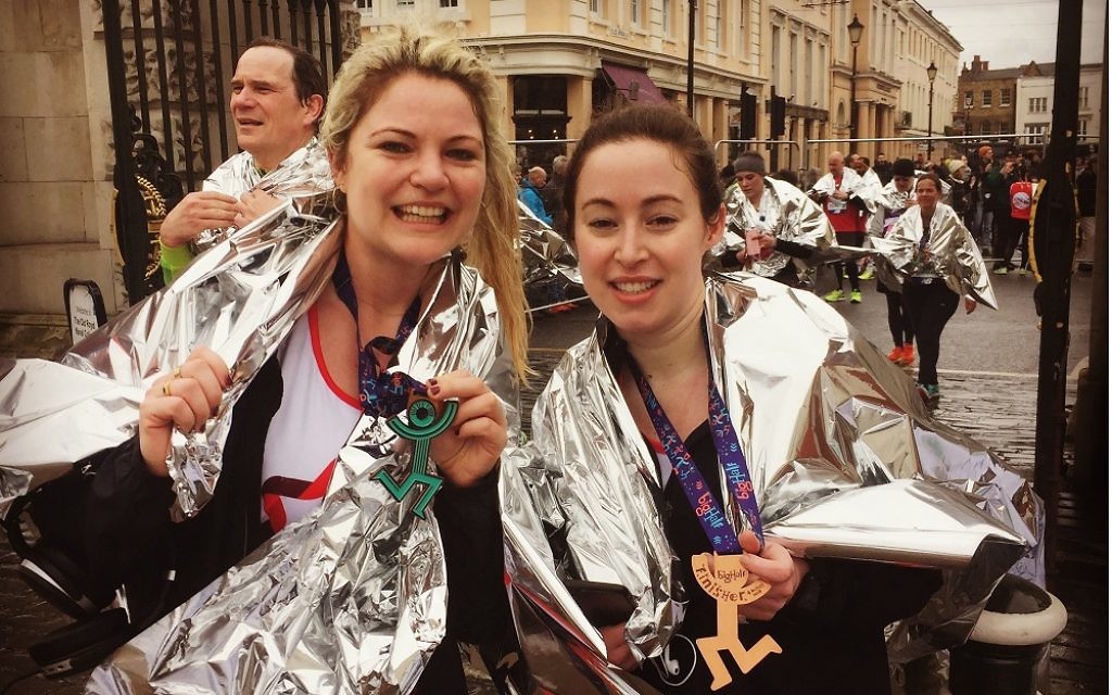 Julia Robertson and Lauren Harris
