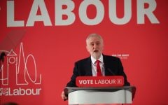 Labour leader Jeremy Corbyn speaks during the launch of Labour's local election campaign at Savoy Place in London. 

Photo credit: Yui Mok/PA Wire