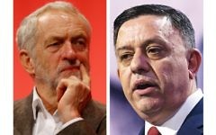 Jeremy Corbyn and Avi Gabbay