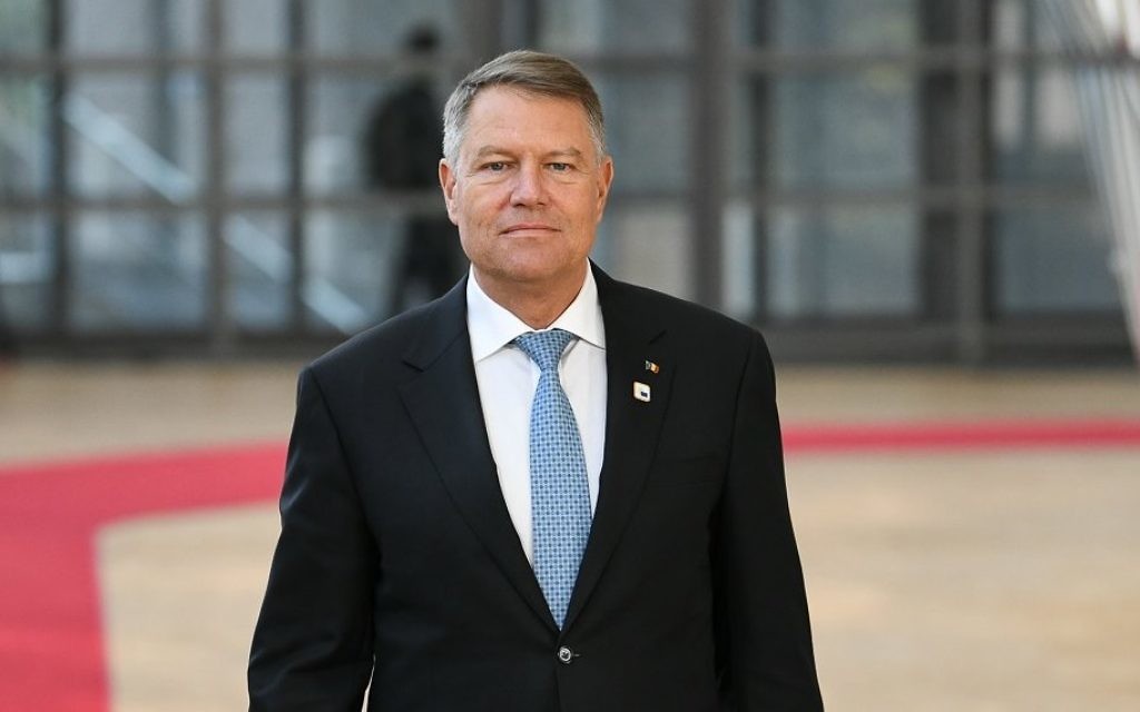 Romanian president Klaus Iohannis