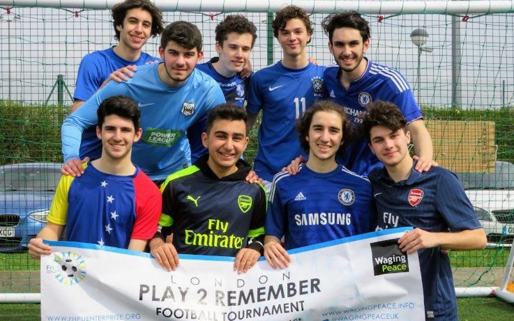 The Yavneh team at the Play2Remember tournament