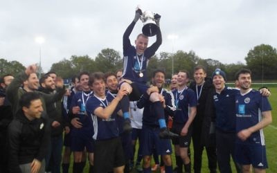 Oakwood celebrate lifting its first ever cup