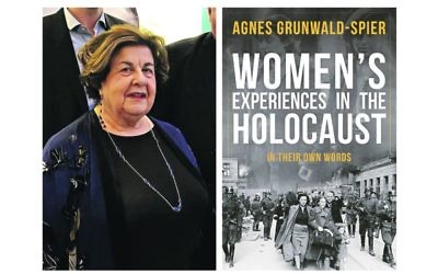 Agnes Grunwald-Spier with her book