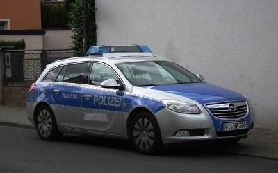 German police car