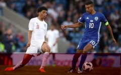England's Xavier Amaechi (left) and Israel's Ibrahim Jauabra battle for the ball during the UEFA European U17 Championship, Group A match at the Proact Stadium, Chesterfield. P
Photo credit: Nick Potts/PA Wire. England's Xavier Amaechi (left) and Israel's Ibrahim Jauabra battle for the ball during the UEFA European U17 Championship, Group A match at the Proact Stadium, Chesterfield. P
Photo credit: Nick Potts/PA Wire.