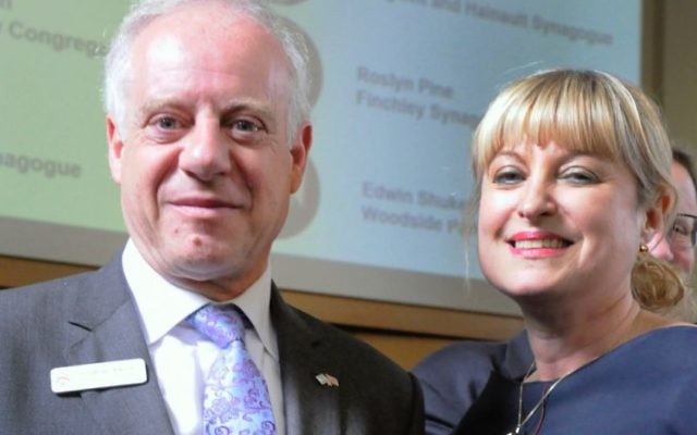 President-Elect Marie van der Zyl and outgoing leader Jonathan Arkush
