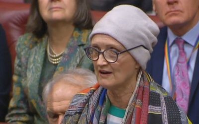 Dame Tessa Jowell speaking in the House of Lords in London, after she was diagnosed last May with a high-grade brain tumour. Photo: PA Wire